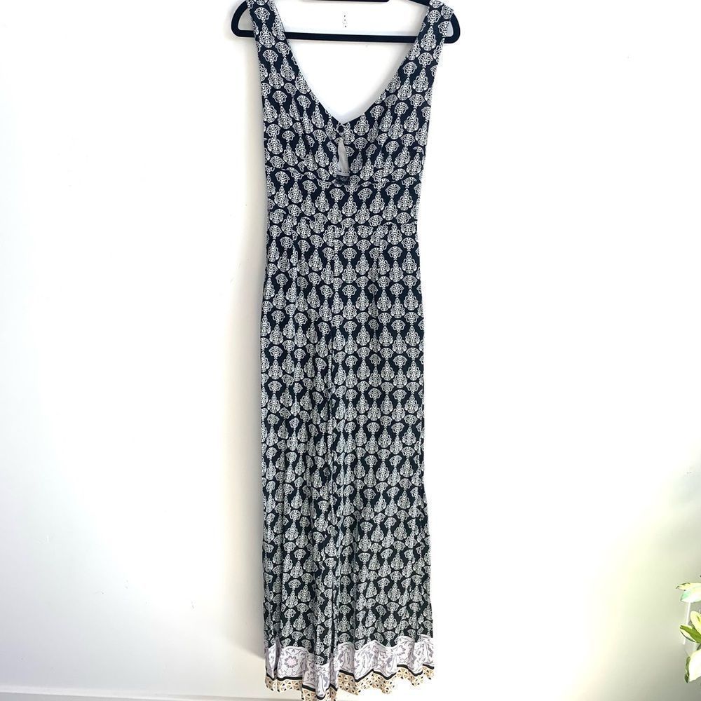 Lavand. Spruce print jumpsuit